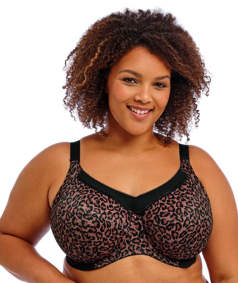 Goddess Kayla Underwire Full Cup Bra - Dark Leopard