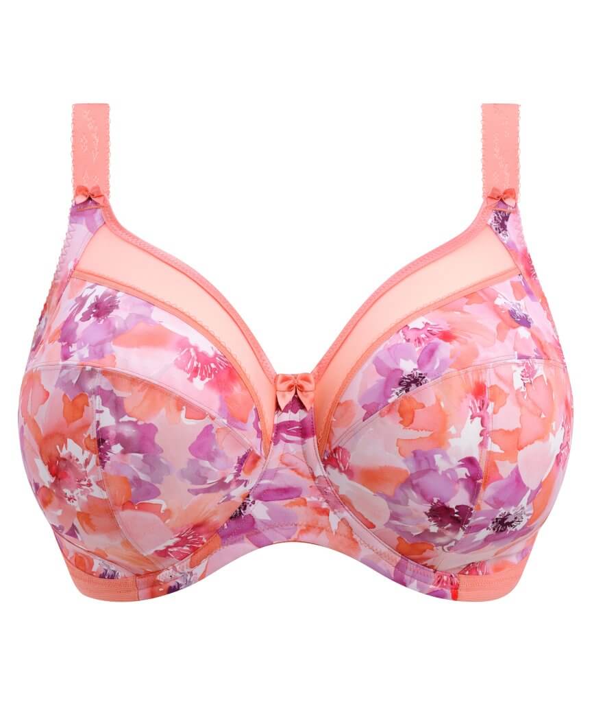 Goddess Kayla Underwired Banded Bra - Coral Petal - Image 6