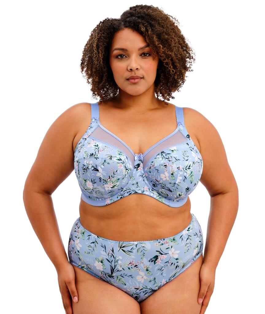 Goddess Kayla Underwired Banded Bra - Cornflower - Image 4
