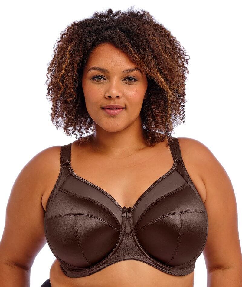 Goddess Keira Underwired Banded Bra - Chocolate