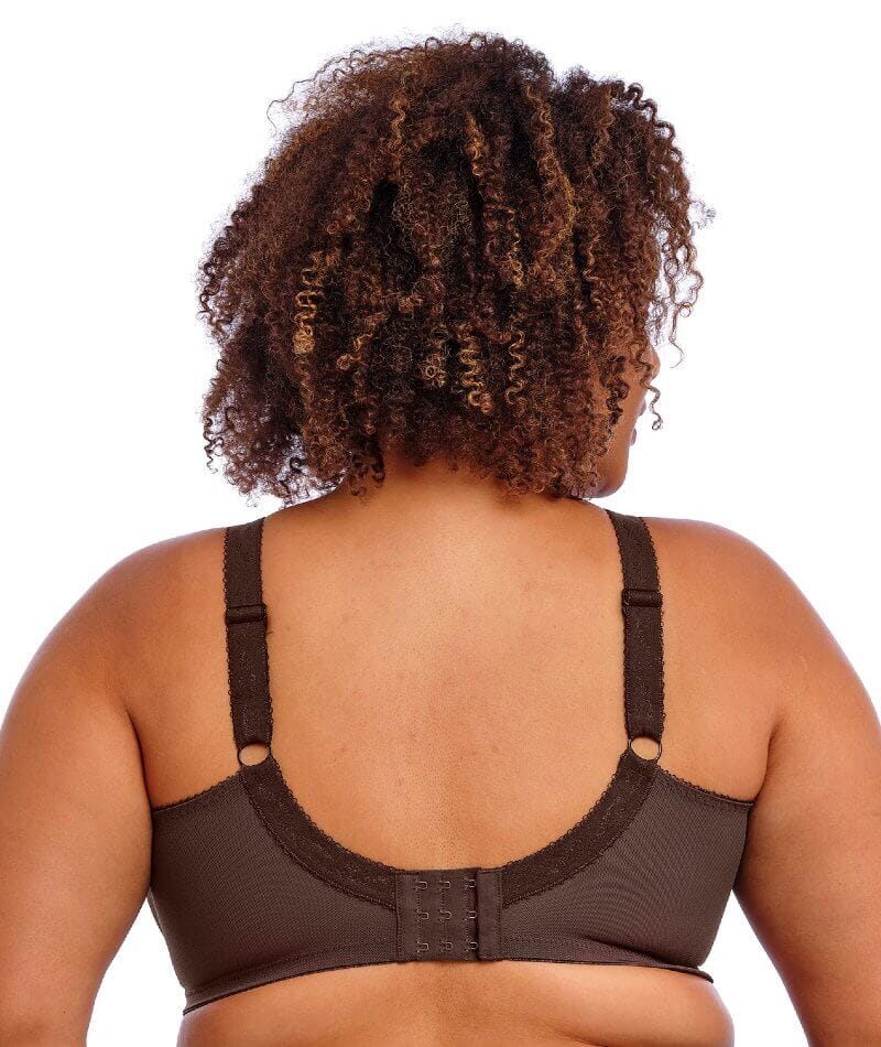 Goddess Keira Underwired Banded Bra - Chocolate - Image 2