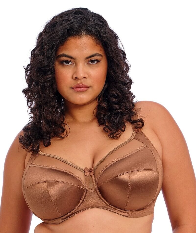 Goddess Keira Underwired Banded Bra - Cinnamon