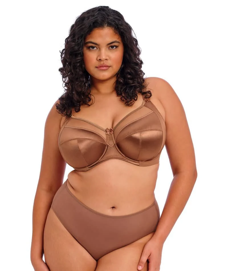 Goddess Keira Underwired Banded Bra - Cinnamon - Image 3