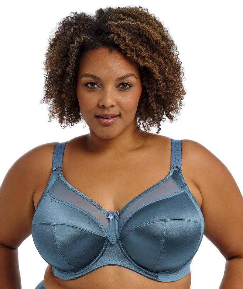Goddess Keira Underwired Banded Bra - Mediterranean Blue