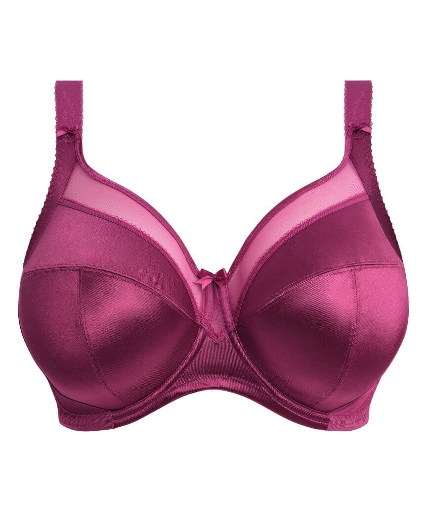 Goddess Keira Underwired Banded Bra - Mulberry - Image 6