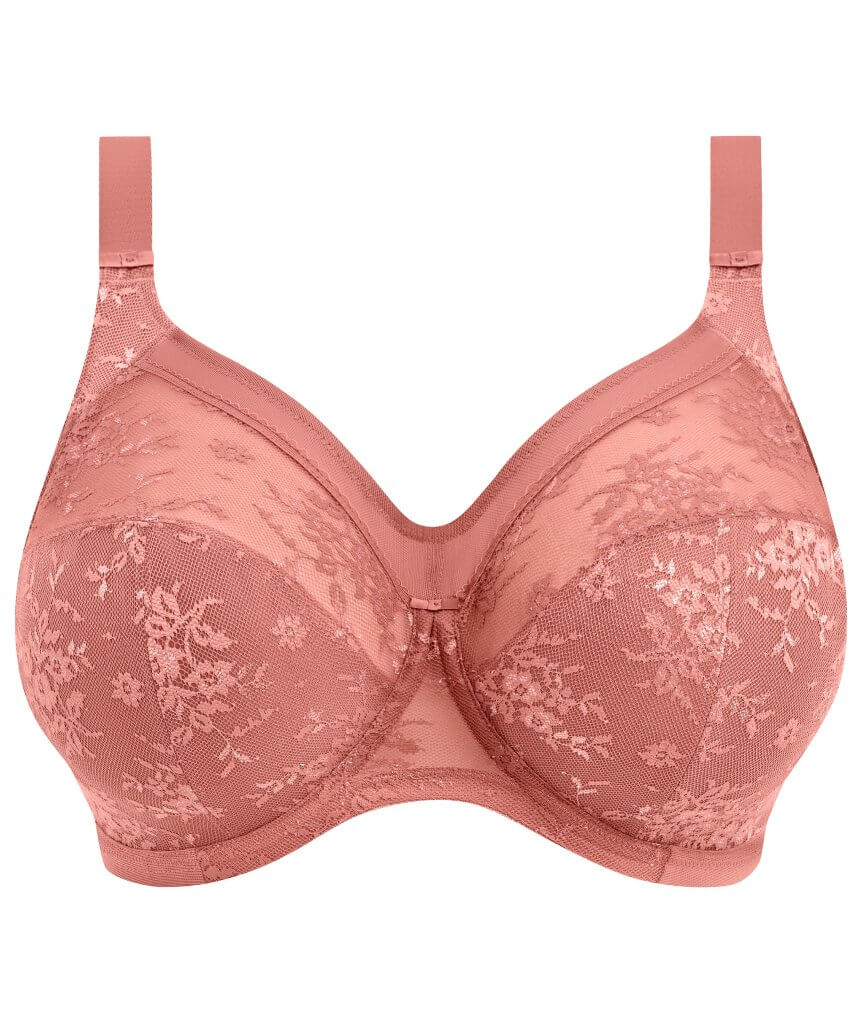 Goddess Verity Underwired Full Cup Bra - Rosewood - Image 4