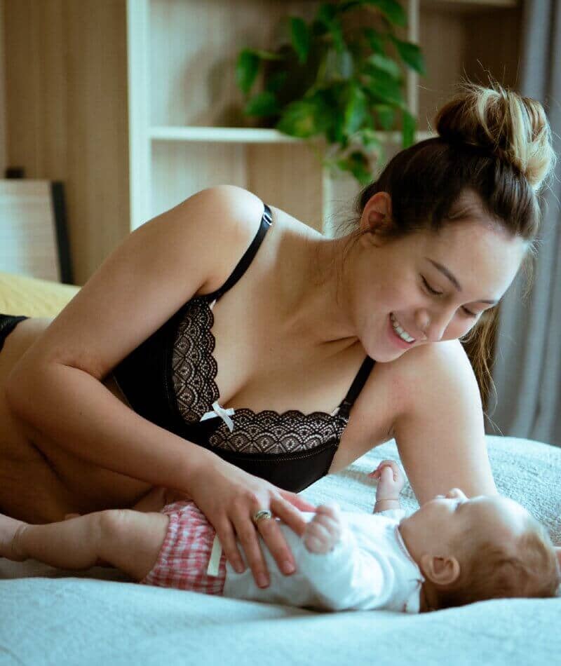 Hotmilk Show Off Nursing & Maternity Wire-Free Bra - Black - Image 16