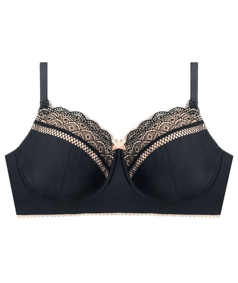 Hotmilk Show Off Nursing & Maternity Wire-Free Bra - Black - Image 18