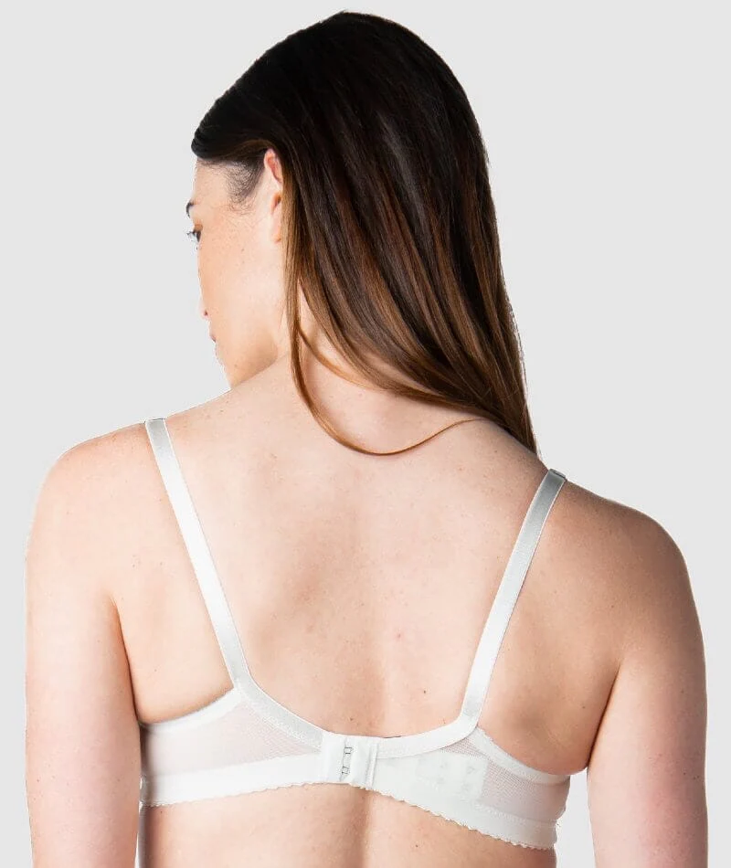 Hotmilk Show Off Nursing & Maternity Wire-Free Bra - Ivory - Image 3