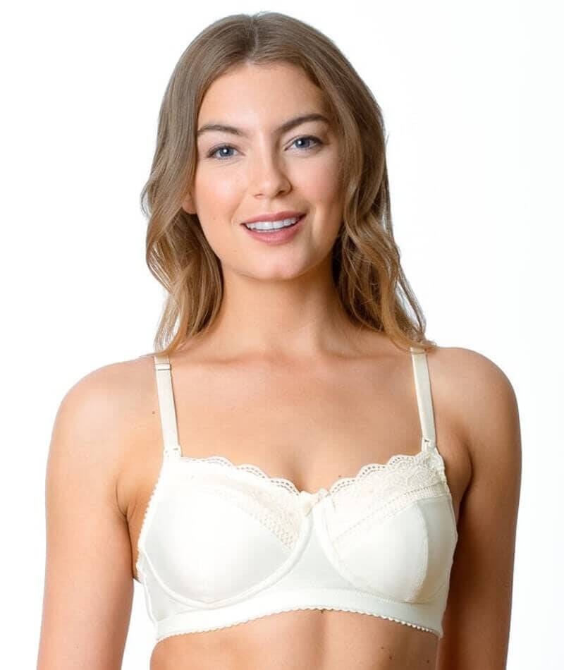Hotmilk Show Off Nursing & Maternity Wire-Free Bra - Ivory - Image 9