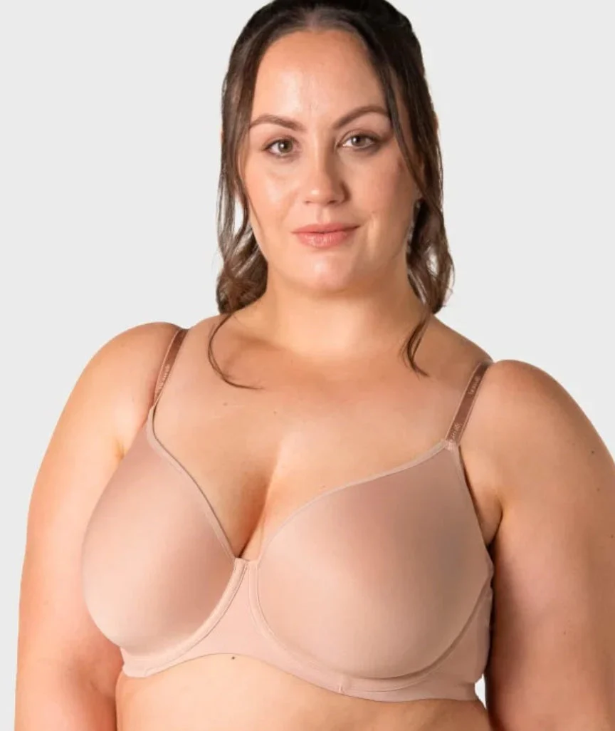 Hotmilk Effortless Sculpt T-Shirt Flexi-Wired Bra - Cashmere