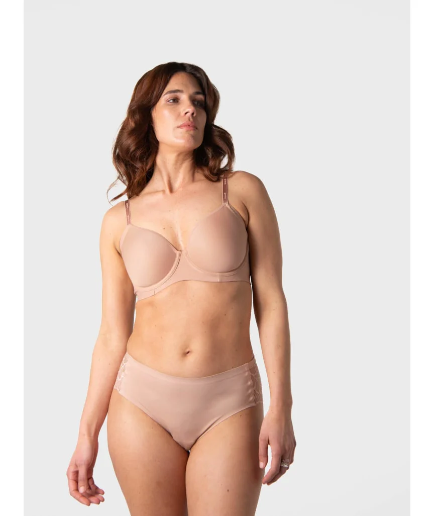 Hotmilk Effortless Sculpt T-Shirt Flexi-Wired Bra - Cashmere - Image 6