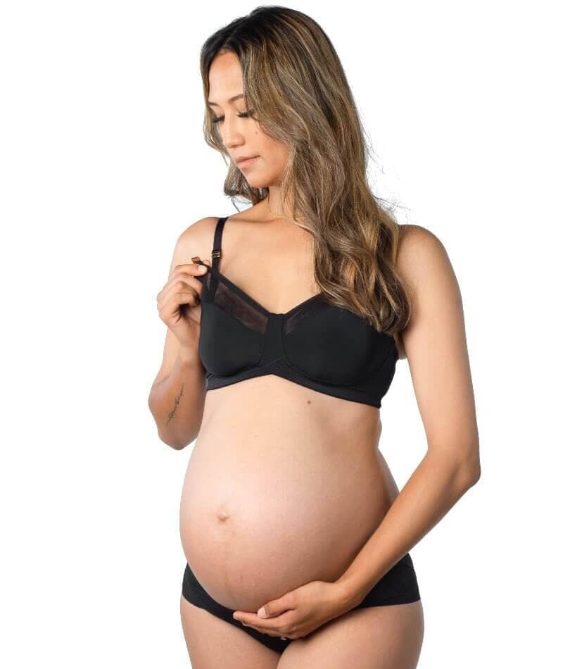 Hotmilk Lunar Eclipse Nursing Wire-Free Bra - Black - Image 14