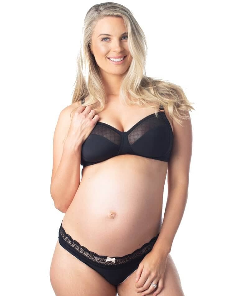 Hotmilk Lunar Eclipse Nursing Wire-Free Bra - Black - Image 16