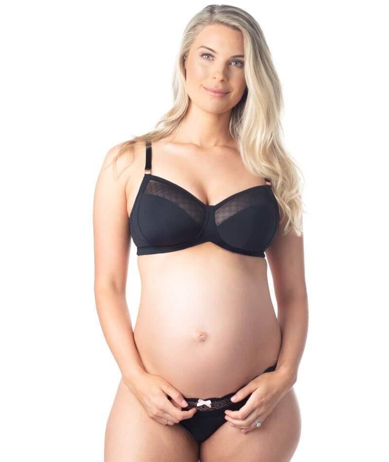 Hotmilk Lunar Eclipse Nursing Wire-Free Bra - Black - Image 17