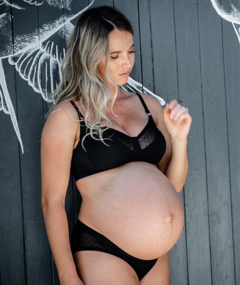 Hotmilk Lunar Eclipse Nursing Wire-Free Bra - Black - Image 23