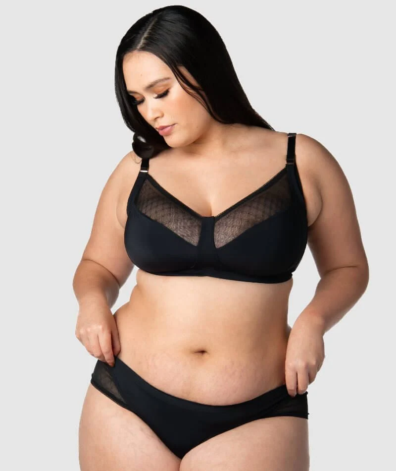 Hotmilk Lunar Eclipse Nursing Wire-Free Bra - Black - Image 25