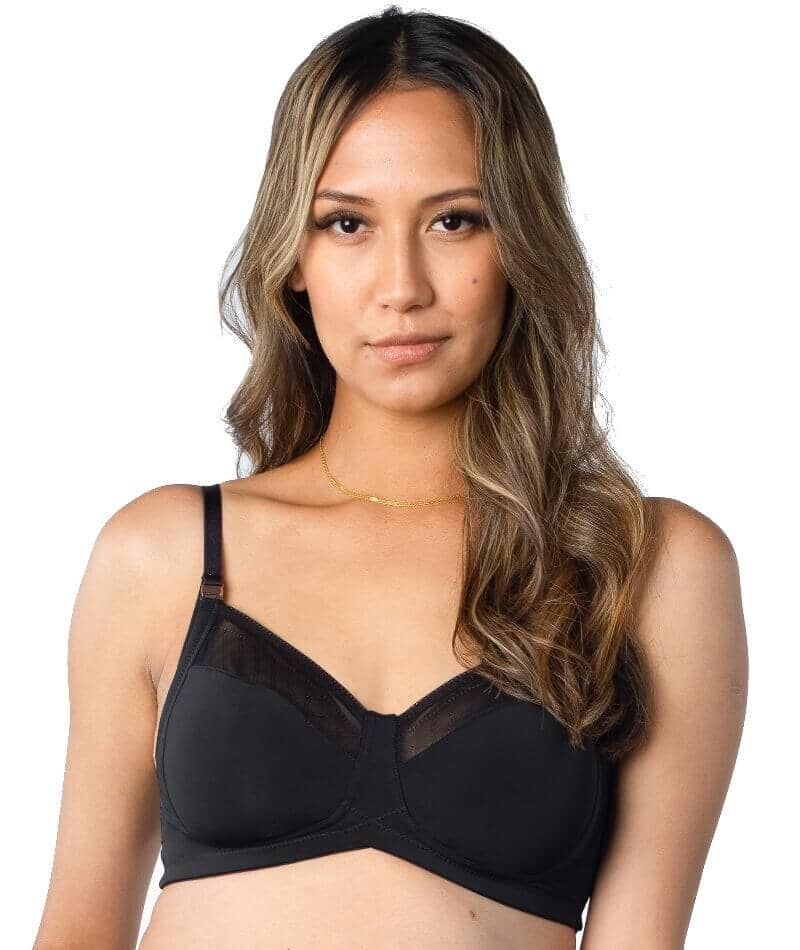 Hotmilk Lunar Eclipse Nursing Wire-Free Bra - Black - Image 6