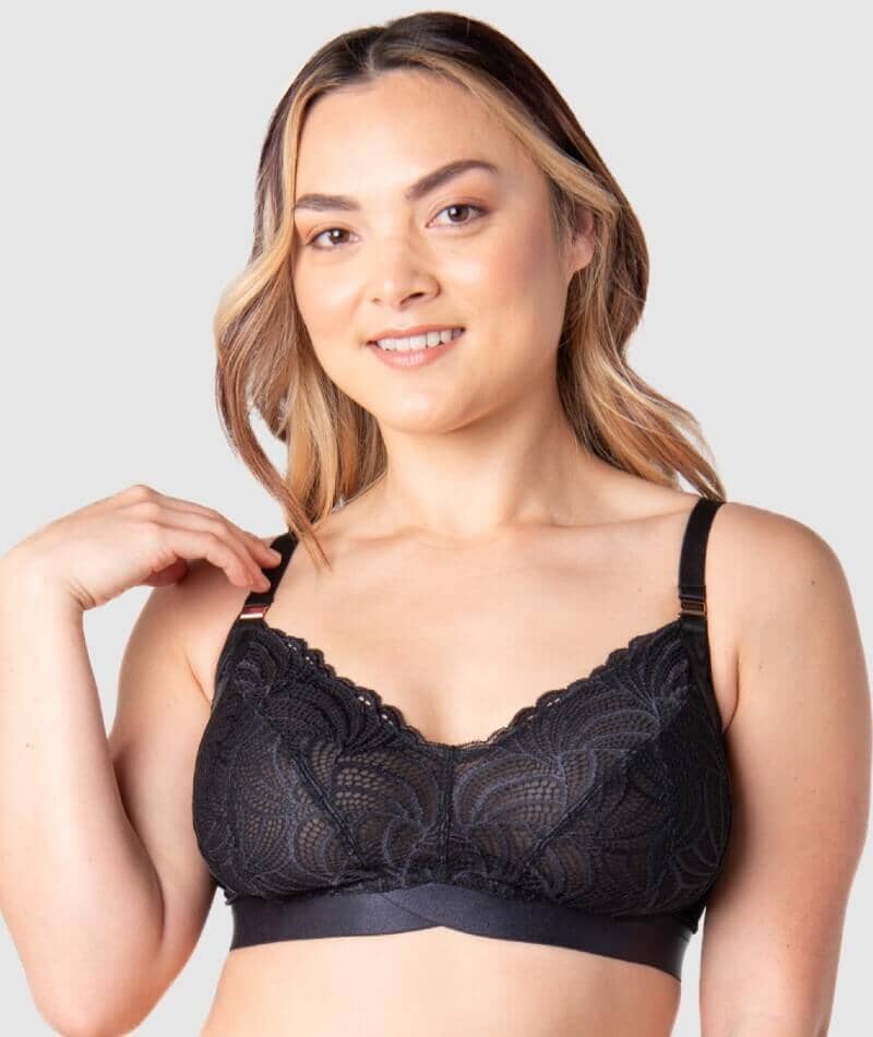 Hotmilk Warrior 2.0 Flexifit Wire-Free Nursing Bra - Black - Image 5