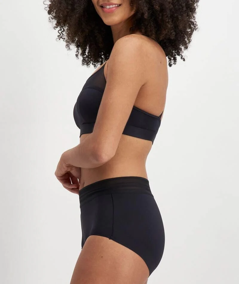 Jockey No Panty Line Promise Sheer Tops Full Brief - Black - Image 6