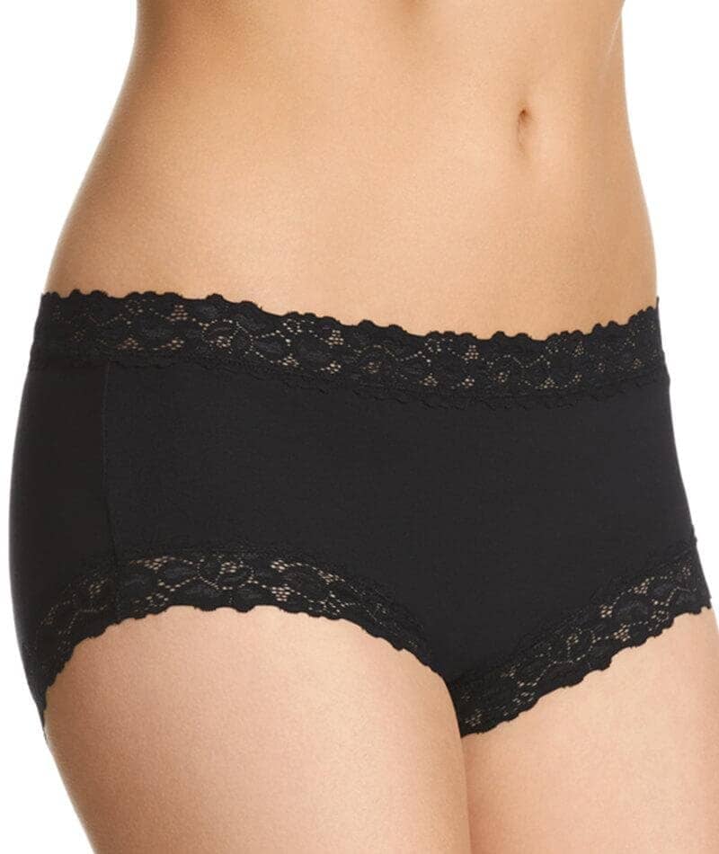 Jockey Parisienne Cotton Boyleg - Black - Image 2
