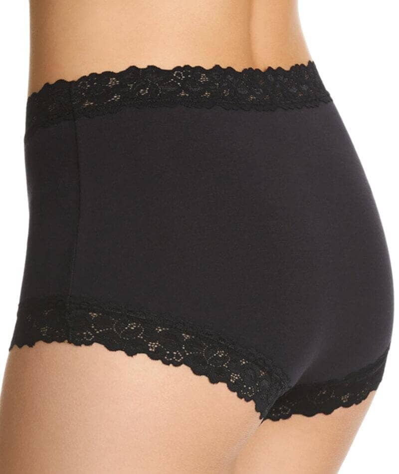 Jockey Parisienne Cotton Full Brief - Black - Image 2