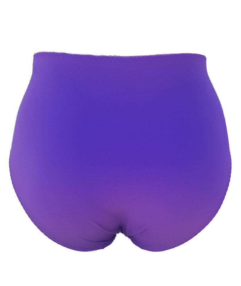 Lady Emprezz Frenchie High Waist Brief - Purple/Aqua - Image 11