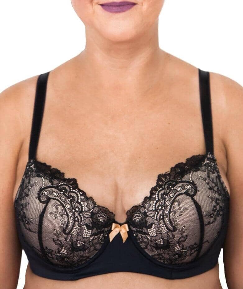 Lady Emprezz Rizzo Padded Shaping Bra - Black/Nude - Image 17