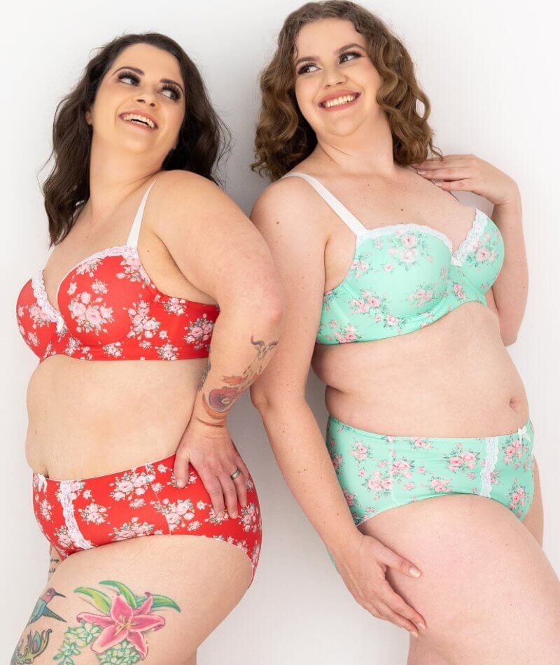Lady Emprezz Shirley High Rise Brief - Red Vintage - Image 9
