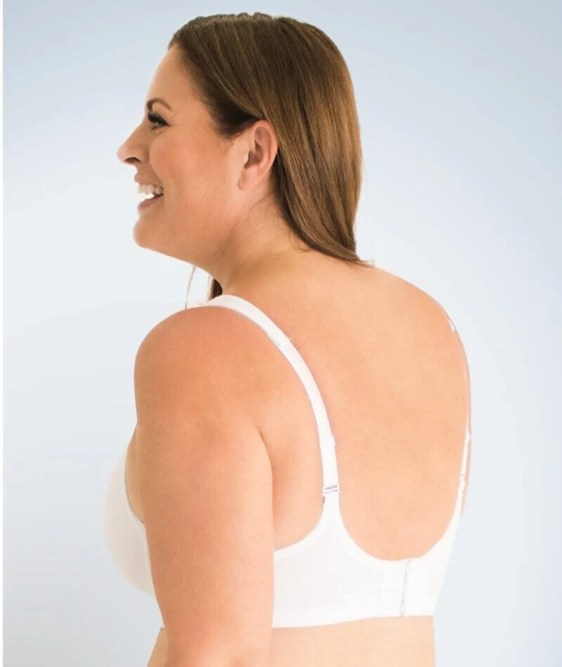 Leading Lady Brigitte Molded Padded Seamless Wire-free Bra - White - Image 4