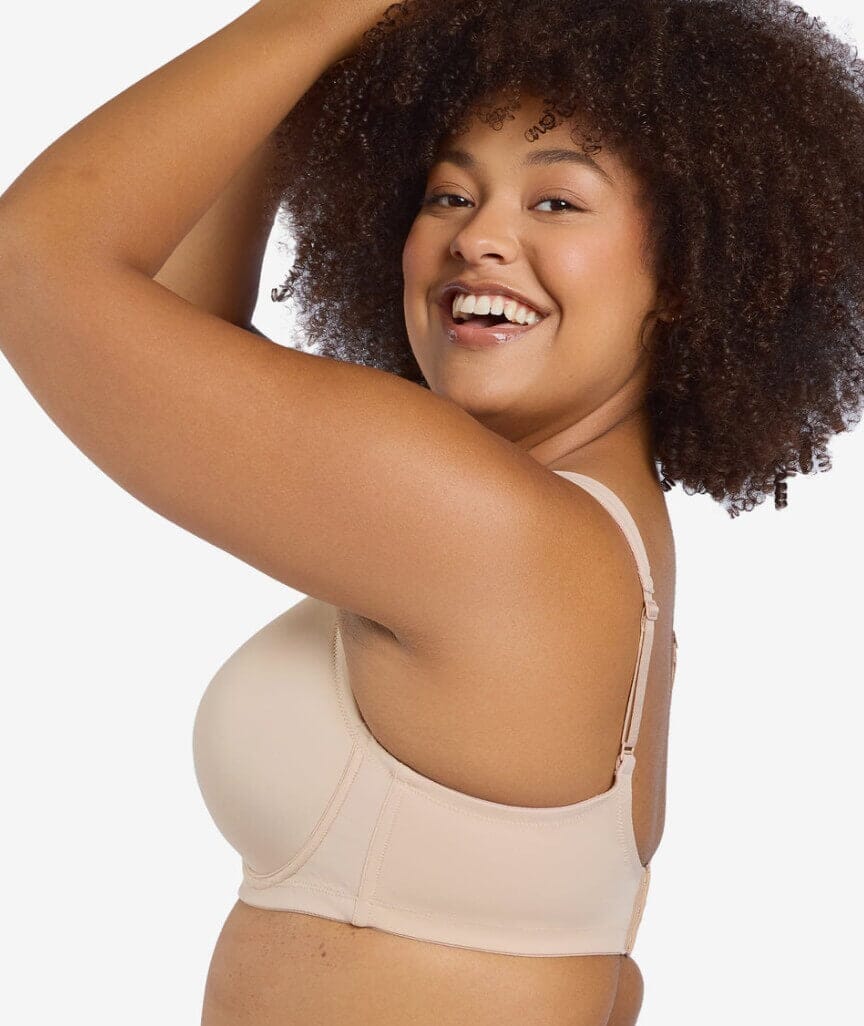 Leading Lady Brigitte Lightly Padded Contour Underwired Bra - Sand - Image 3