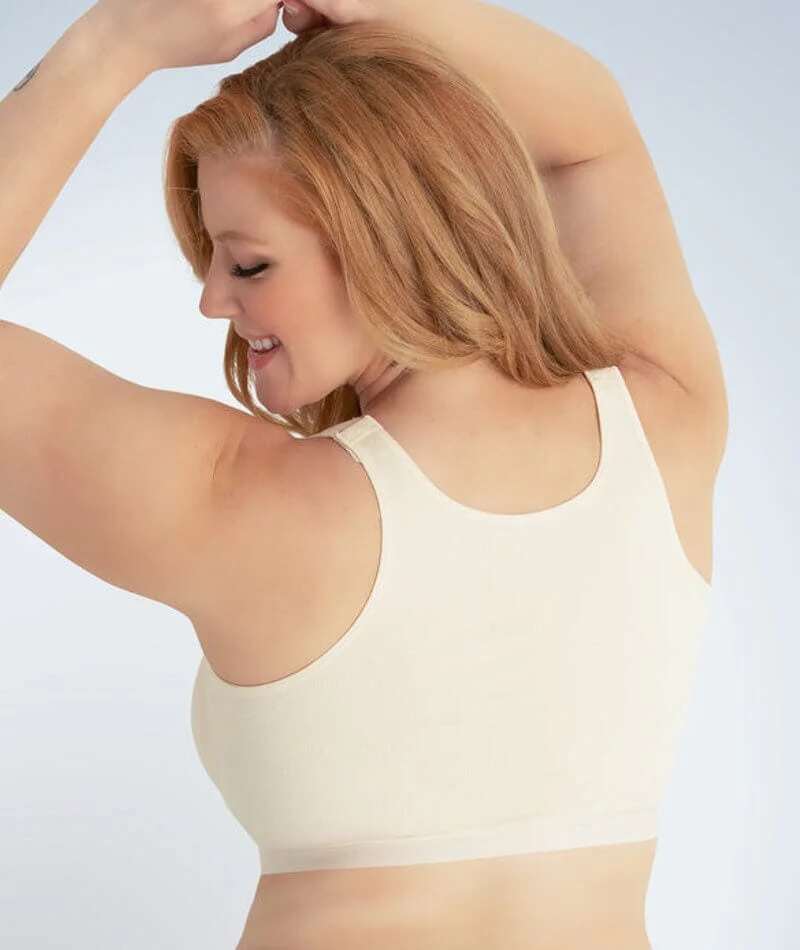 Leading Lady Lillian Back Smoothing Front Close Wirefree Bra - Whisper Nude - Image 2