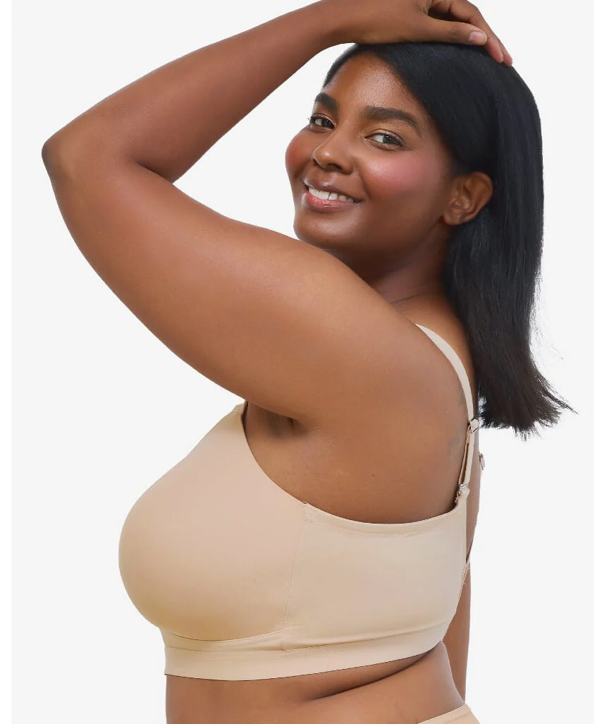 Leading Lady The Aurora Lightly Lined Microfiber Wire-free Bra - Sand - Image 3