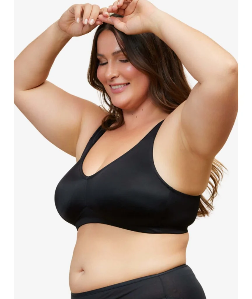 Leading Lady The Claire Wirefree Everyday Comfort Bra - Black - Image 3
