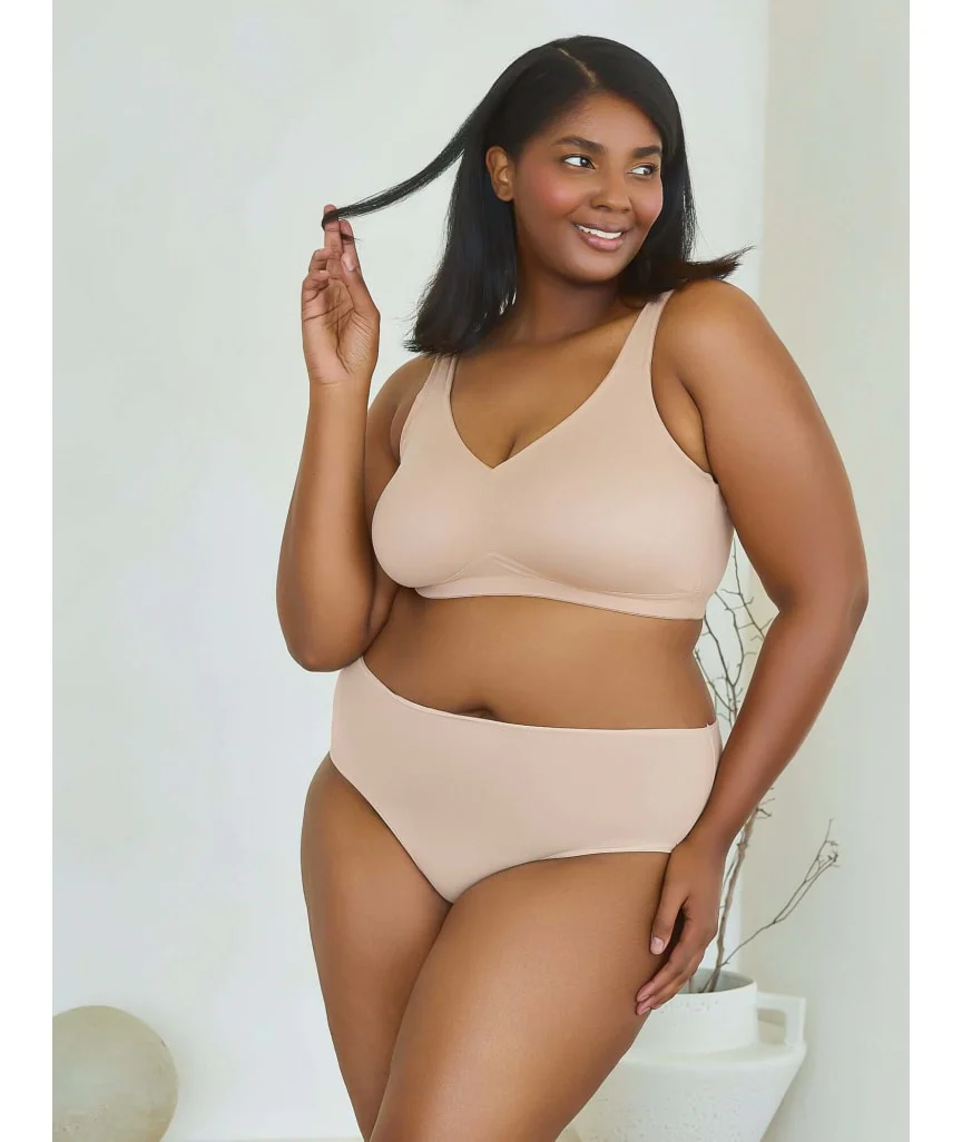 Leading Lady The Claire Wirefree Everyday Comfort Bra - Sand - Image 4