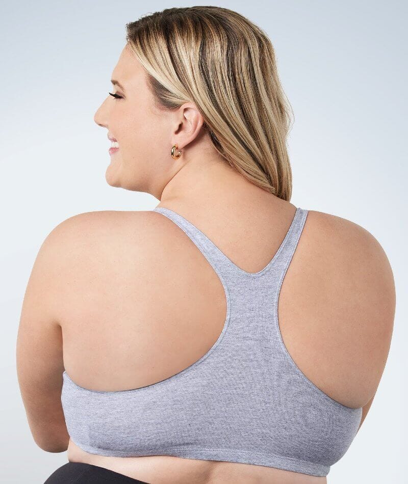 Leading Lady Wirefree Crop Top - Grey - Image 2