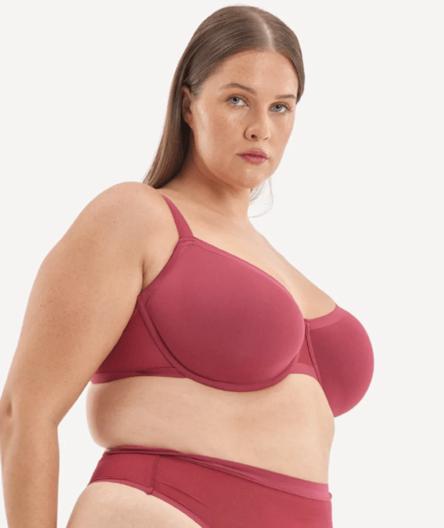 Nala Bio Balconette Bra - Burnt Fig - Image 6