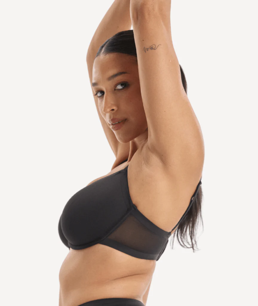 Nala Bio Balconette Bra - Licorice - Image 4