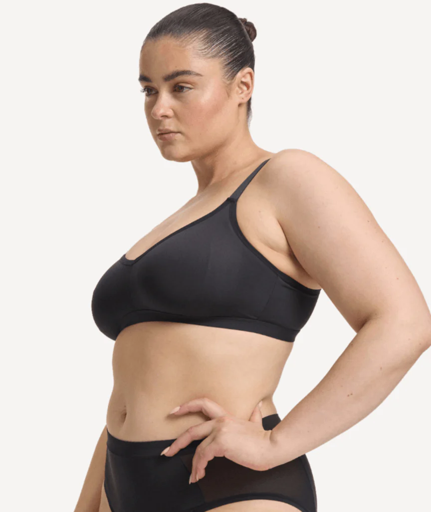 Nala Bio Comfort Wirefree Bralette - Licorice - Image 11