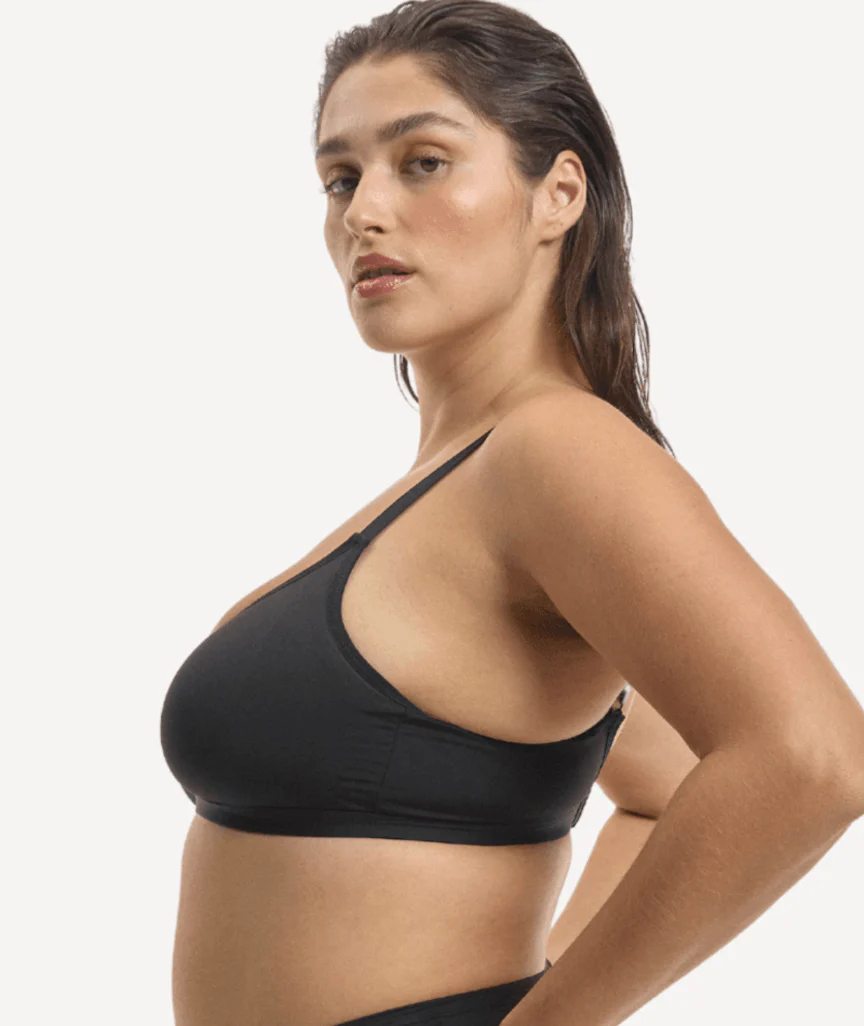 Nala Bio Comfort Wirefree Bralette - Licorice - Image 2