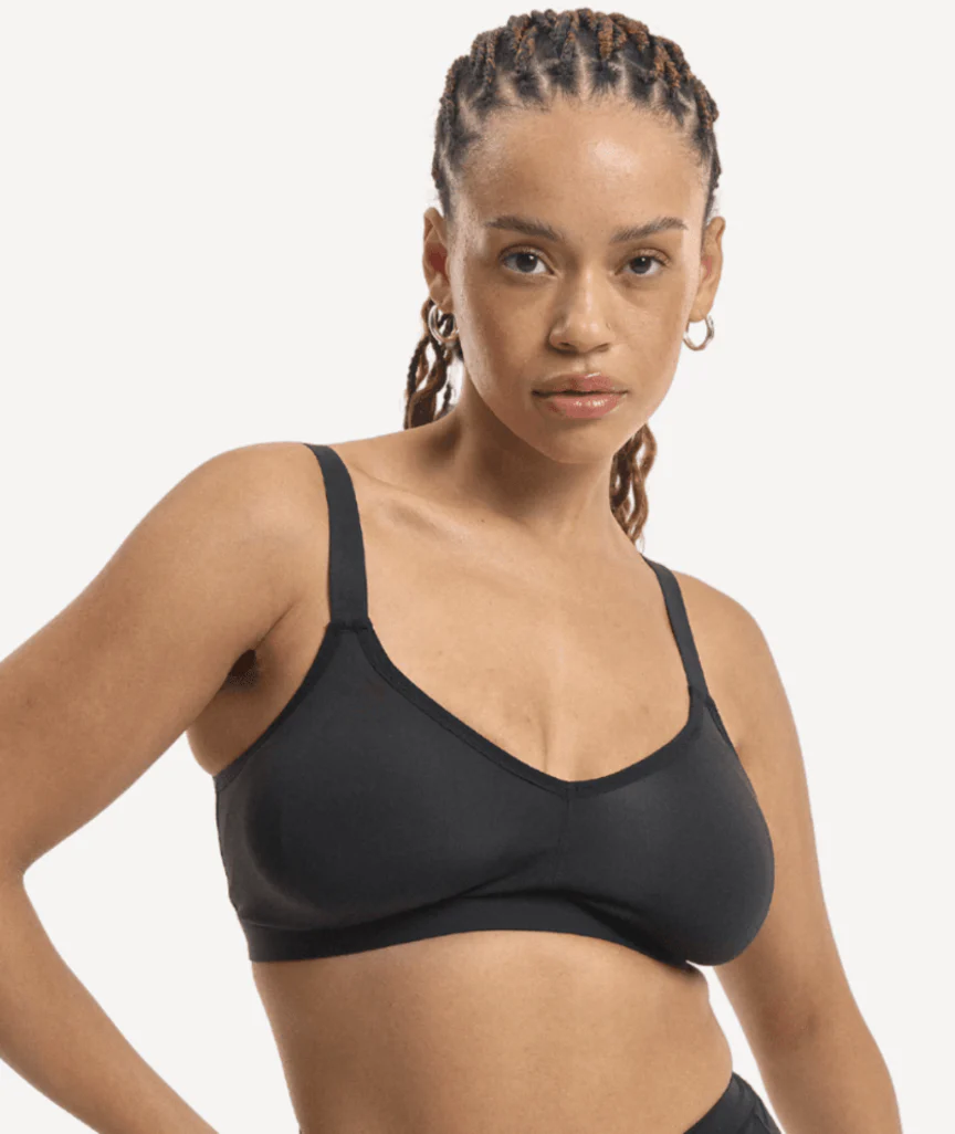 Nala Bio Comfort Wirefree Bralette - Licorice - Image 3