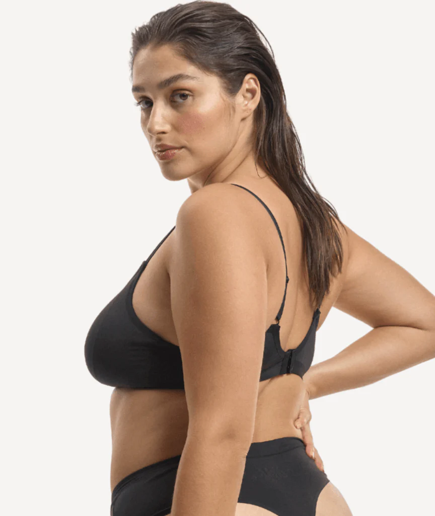 Nala Bio Comfort Wirefree Bralette - Licorice - Image 4