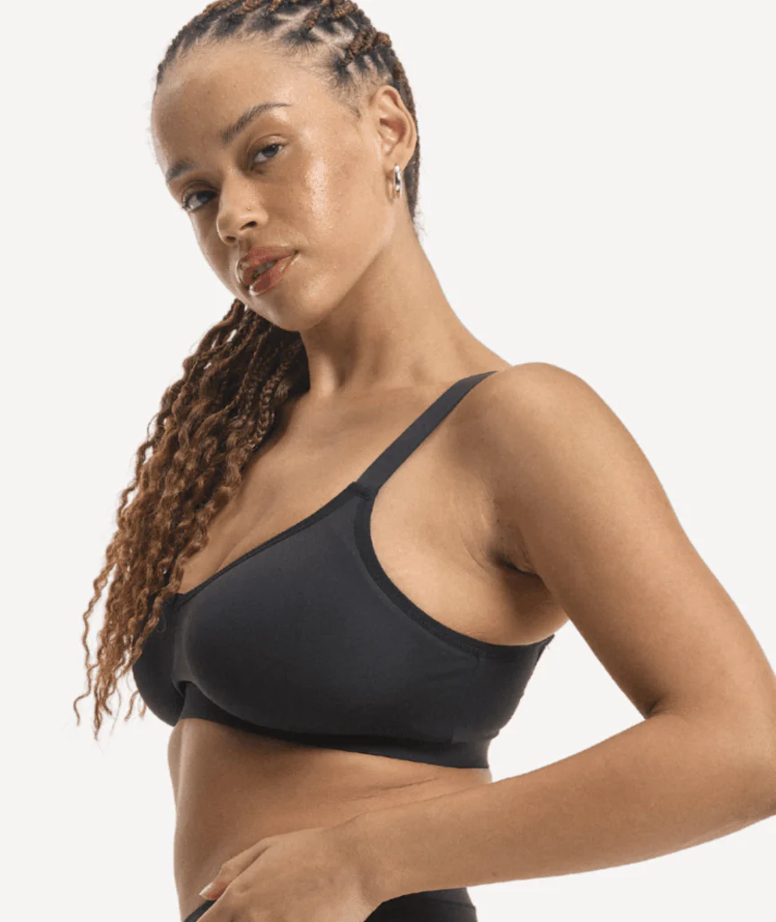 Nala Bio Comfort Wirefree Bralette - Licorice - Image 7