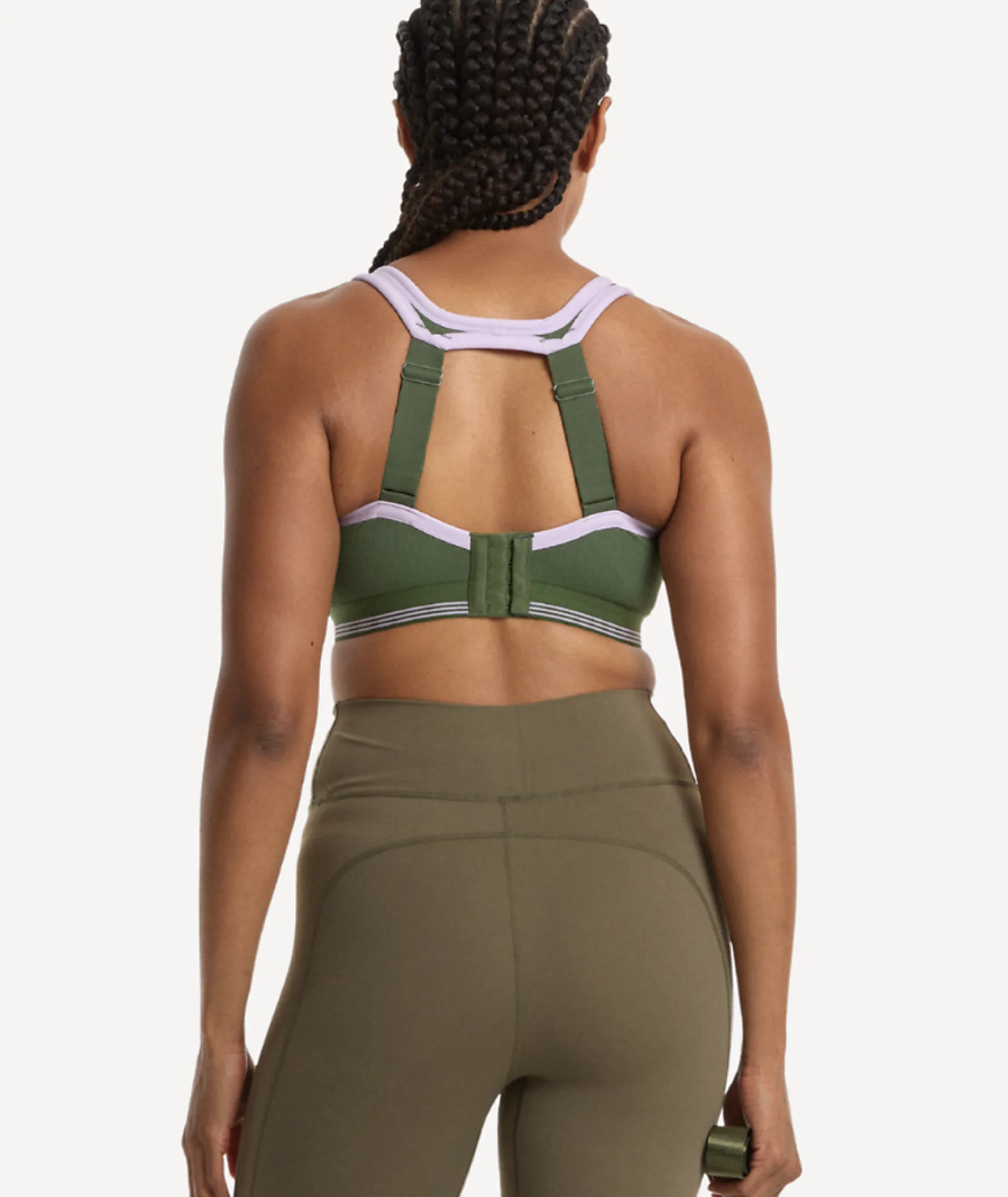 Nala High Impact Wirefree Sports Bra - Pickle/Lavender Fizz - Image 7