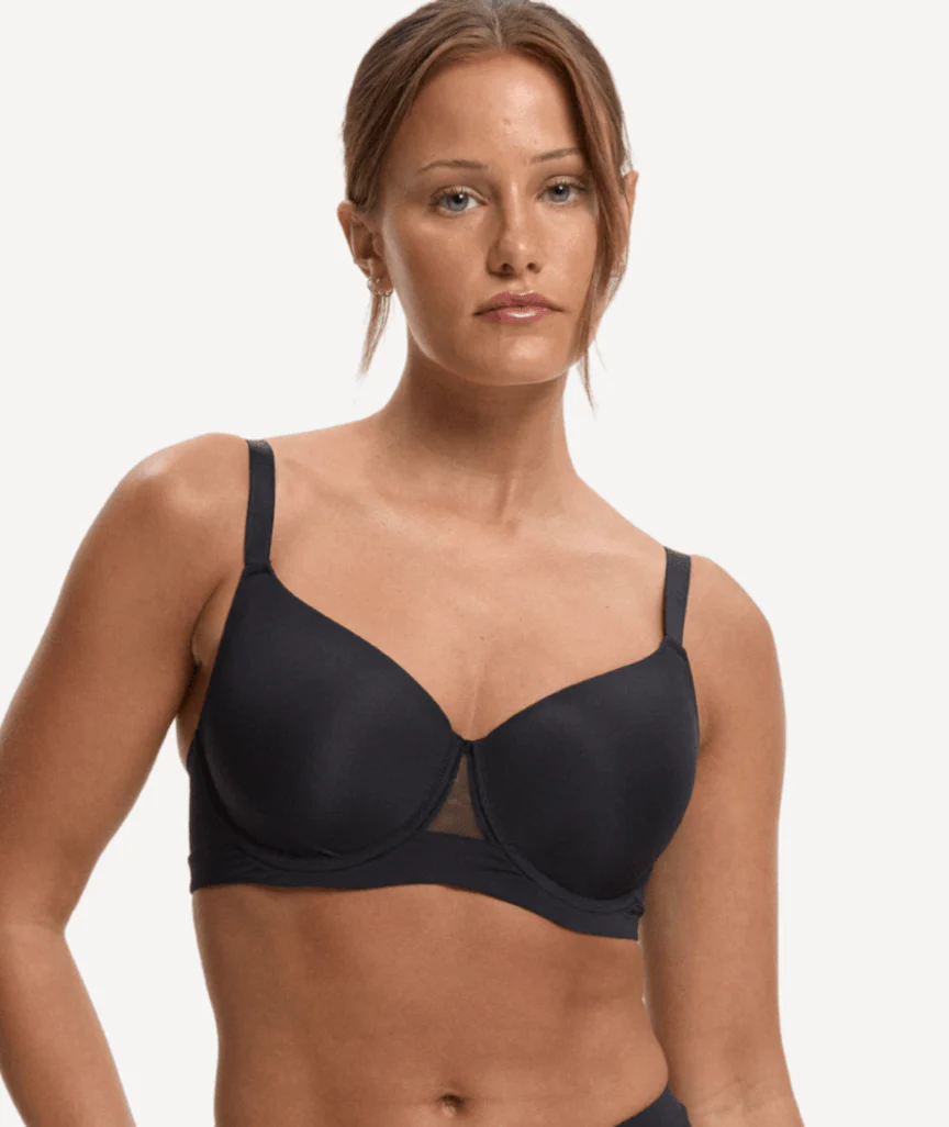 Nala Knockout Padded Tshirt Bra - Licorice - Image 3