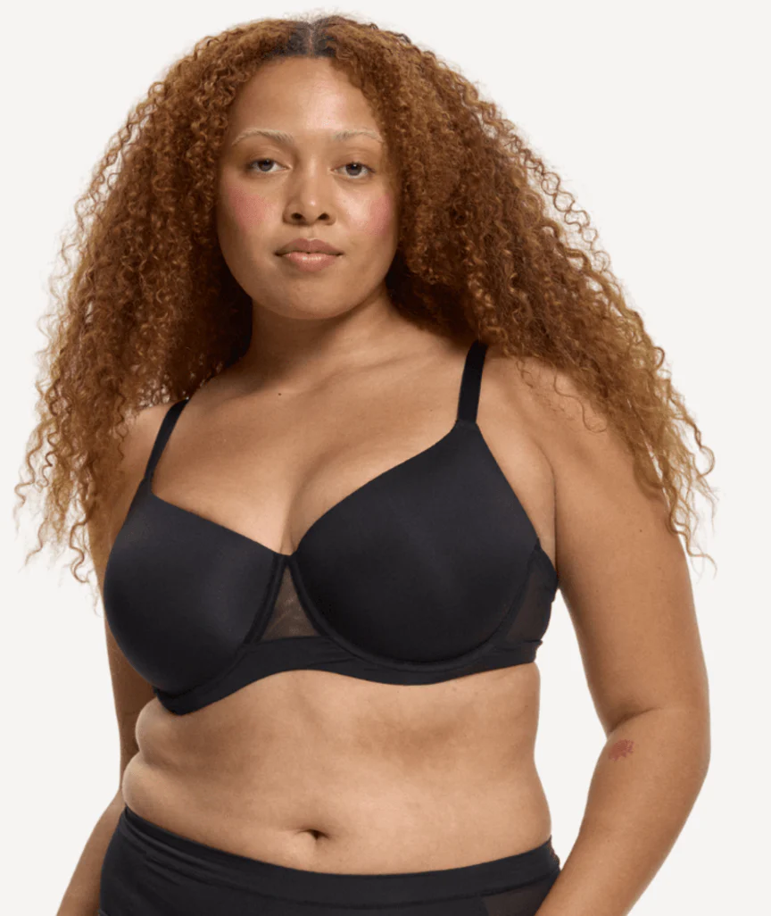 Nala Knockout Padded Tshirt Bra - Licorice - Image 4