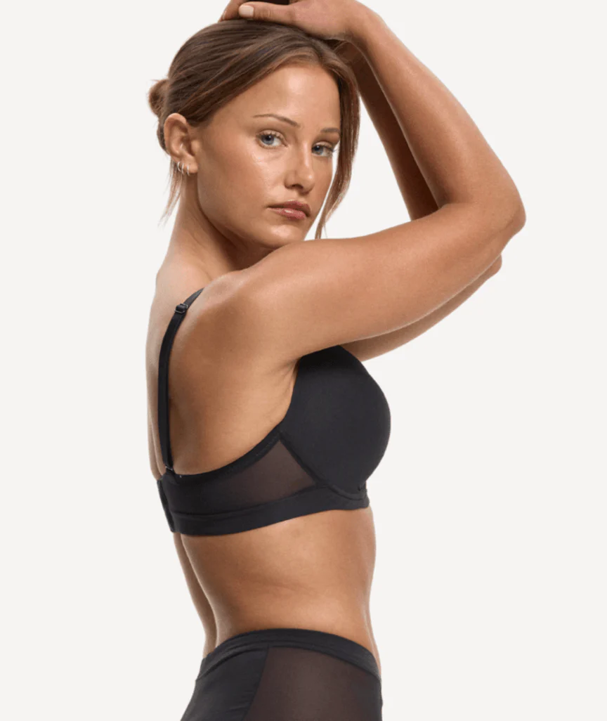 Nala Knockout Padded Tshirt Bra - Licorice - Image 5