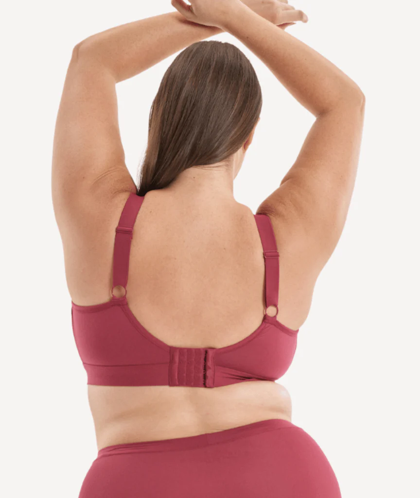 Nala Maternity Comfort Wirefree Bralette Bra - Burnt Fig - Image 4