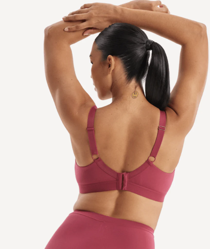 Nala Maternity Support Wirefree Bralette Bra - Burnt Fig - Image 4