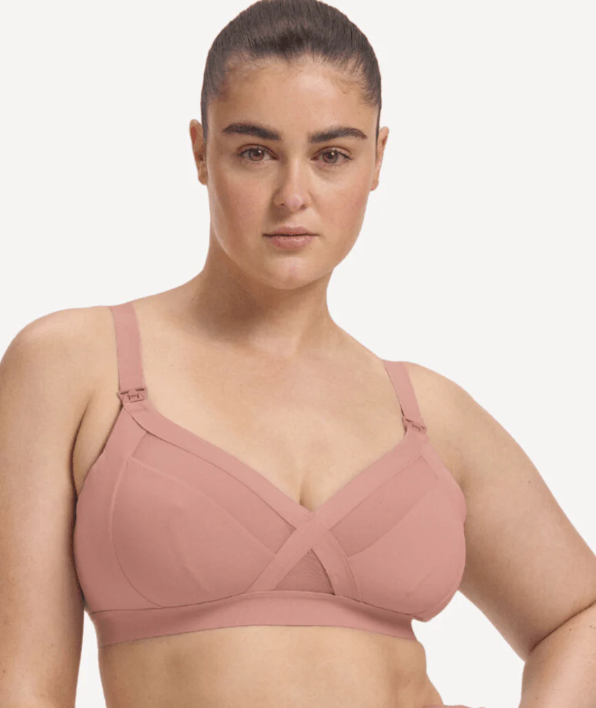 Nala Maternity Support Wirefree Bralette - Desert Dust